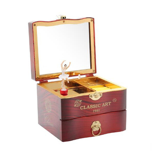 收纳盒儿童饰品化妆盒公主可爱礼物音乐首饰盒八音盒生日礼品女生