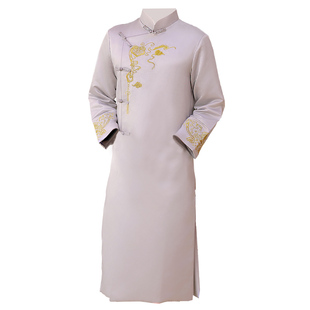 伴郎服中式兄弟团接亲结婚礼服2025新款冬季搞笑国风相声大褂大码