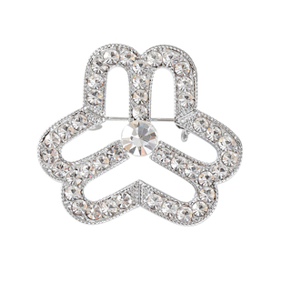 JUJU妇联标志胸针定制妇女联合会徽章女三环丝巾扣别针领针工厂店