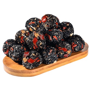 黑芝麻丸红枣桑葚核桃枸杞独立包装无孕妇糖正零食品官方宗旗舰店