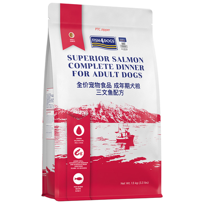 Fish4Dogs三文鱼配方成年犬粮