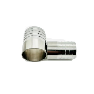 304不锈钢焊接皮管倒刺头软管胶管接头钢丝管接硅橡胶光亮宝塔头