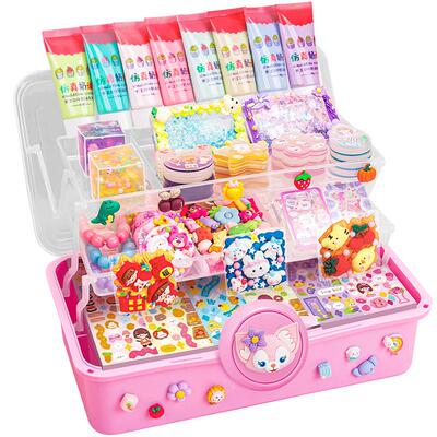 儿童咕卡贴纸奶油胶手工diy玩具