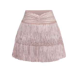 美辰[雾里生花]拉丁舞服吊带流苏半身裙套装高级感成人日常练功服