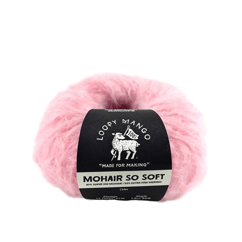 Loopy Mango Mohair So Soft 进口马海毛粗线 手工毛线 毛衣线