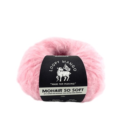 Loopy Mango Mohair So Soft 进口马海毛粗线 手工毛线 毛衣线