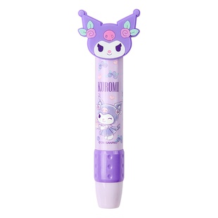 iiGEN一正三丽鸥学生文具HelloKitty造型按动橡皮擦 儿童可爱卡通美乐蒂库洛米造型不脏手笔形橡皮擦精准擦字