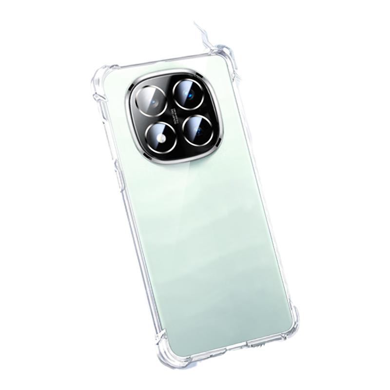 适用红米Note14手机壳透明note14pro气囊14pro+保护套redmi硅胶镜头全包Note13RPro防摔小米高级女简约软外壳