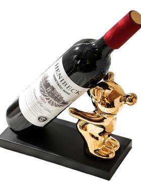 暴力熊客厅酒柜装饰品现代高档