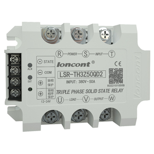龙科缺相保护型三相交流固态继电器TH3Z35QD2相序保护无触点SSR