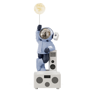 太空人星空投影灯宇航员客厅家庭k歌音响落地大摆件搬家乔迁礼物