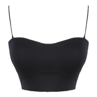 Deessesicile囤货buy自带胸垫可拆卸肩带性感抹胸吊带背心内搭女