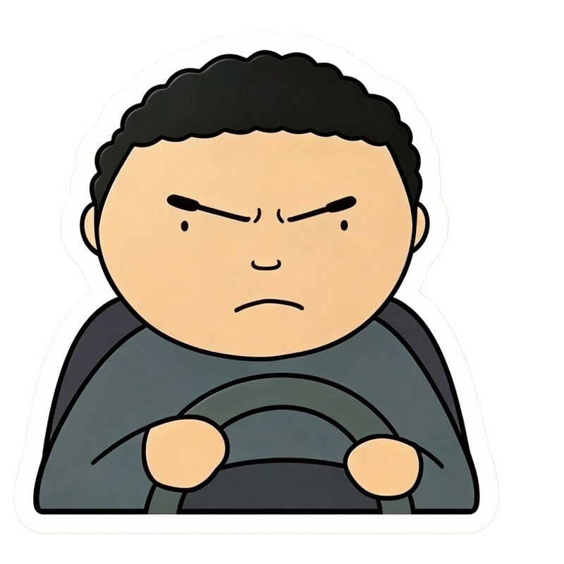 驾校宝典公路之王磁吸反光贴纸画