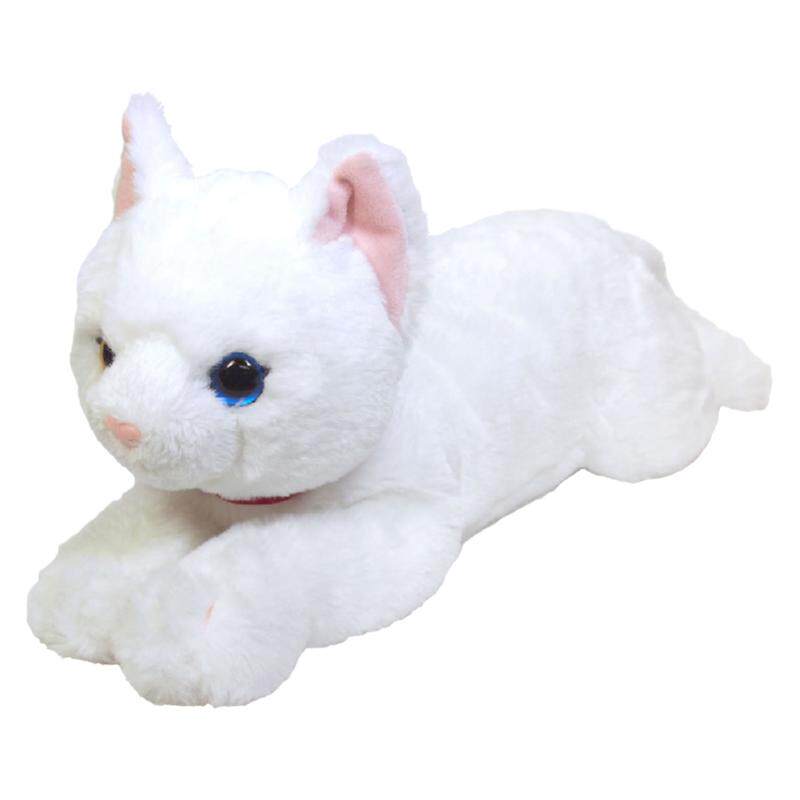 sunlemon仿真白色猫咪毛绒玩具