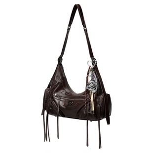 JTB极光HOBO.新款大容量腋下单肩托特包女包慵懒机车通勤斜挎包