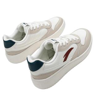 安踏板鞋男鞋轻程轻便软底小白鞋春季2026新款白色透气低帮运动鞋