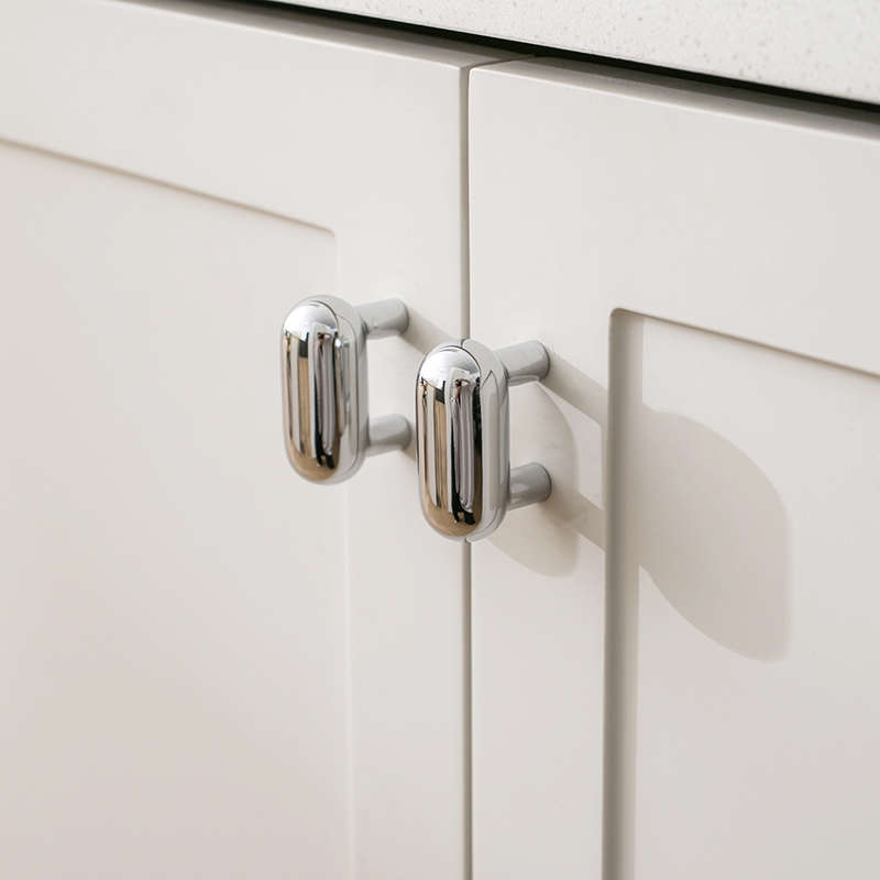 不止黄铜中古风极简银色儿童房把手衣柜门鞋柜抽屉黄铜可爱小拉手