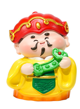 武财神发财桌面小摆件