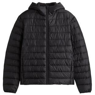 HM男装棉衣修身外搭绗缝面料通勤立领轻便夹棉长袖棉服1274497