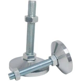 实心重型脚杯金属调节脚碳钢支撑脚机械脚固定地脚m16垫脚m20