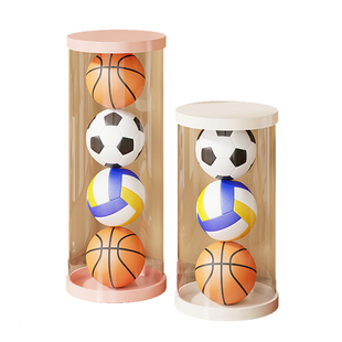 篮球收纳架室内运动健身器材摆放整理架子家用儿童球类玩具置物桶