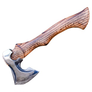 俄罗斯勇士战斧露营斧65锰钢劈柴斧剁骨多功野营斧锻打斧头小手斧