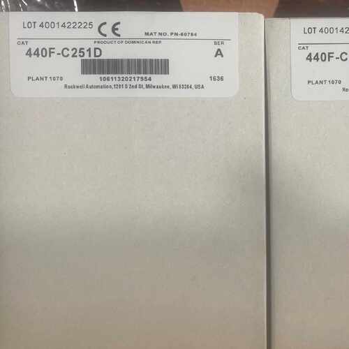 询价未封Allen-Bradley 440F-C251D，