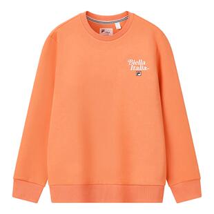 FILA 斐乐官方男子套头卫衣2026春新款时尚休闲基础针织长袖上衣