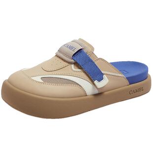 骆驼女鞋2026早春新款青春潮流时尚百搭勃肯鞋户外休闲凉鞋