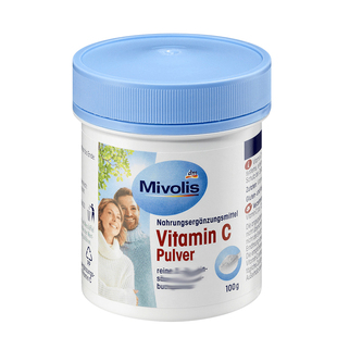 正品德国进口Mivolis维他命VC粉冲剂维生素C补充剂提免疫成人100g