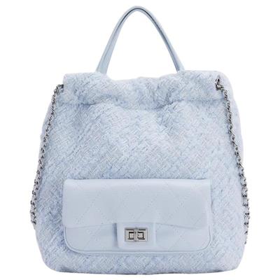 【官方旗舰】毛呢手提双肩包