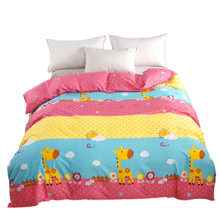 纯棉四件套 卡通1.0m单人儿童学生宿舍全棉三件套1.5m1.8米床双人