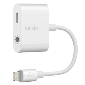 BELKIN贝尔金Lightning转3.5充电听歌2合1分线器转接头(苹果在售同款)