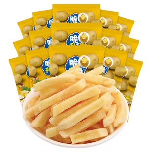 国产脆升升蜂蜜黄油味薯条整箱非膨化食品休闲办公室零食解馋小吃