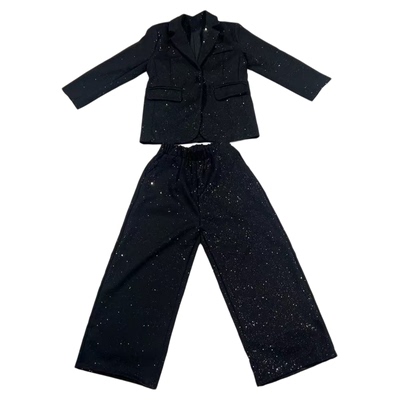 女童撒银春装套装2026新款中大童