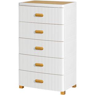 jeko抽屉式收纳柜五斗柜塑料储物柜置物架家用客厅床头柜宝宝衣柜