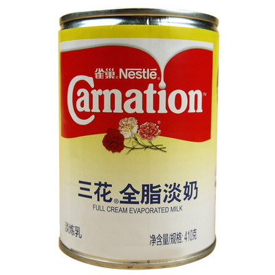 雀巢三花全脂淡奶410g甜品饮品