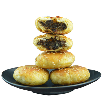 黄山现烤现发烧饼洪记实体店同款