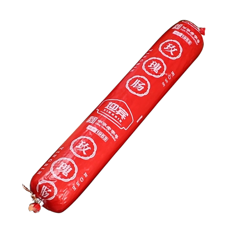 天津迎宾二厂玫瑰肠500g/根老火腿老字号即食肉肠红玫瑰老味香肠