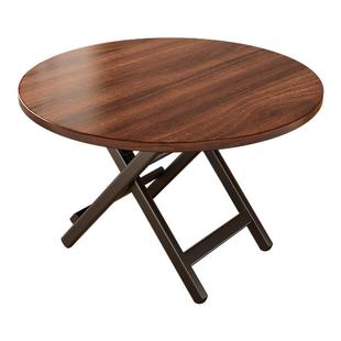 可折叠桌餐桌家用小户型桌子简易吃饭桌子出租屋户外便携摆摊圆桌