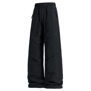 男士保暖羽绒裤男款加厚2025新款软壳冲锋裤休闲裤运动裤大码裤子