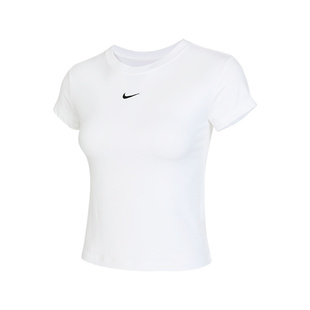 NIKE耐克女子CHLL KNT MD CRP日常舒适百搭运动休闲T恤FV5509-100