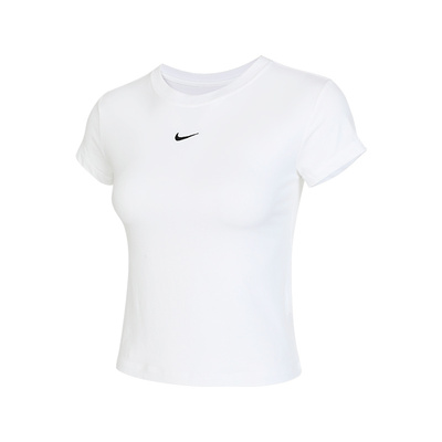 NIKE耐克女子CHLL KNT MD CRP日常舒适百搭运动休闲T恤FV5509-100