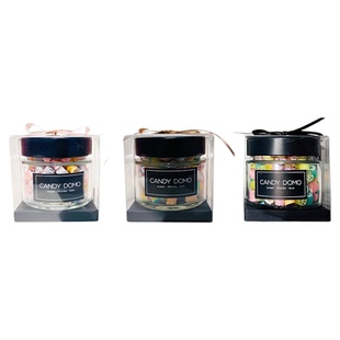 CANDYDOMO手工马年限定切片颗粒糖混合水果味糖果儿童琥珀棉花糖