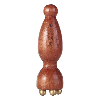 朱雀三啄工具黄铜面部按摩器