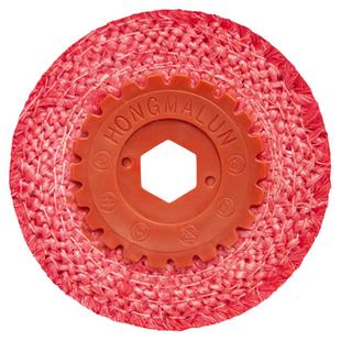 红麻轮抛光轮金属抛光镜面打磨角磨机不锈钢抛光麻轮