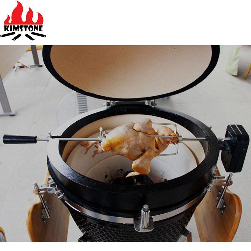 电动马达旋转烤鸡架大号现货焖烤炉配件不锈钢BBQ羊腿羊排烧烤叉