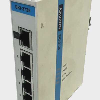 Advantech EKI3725 Industrial Unmanaged Ethernet Switch 5port