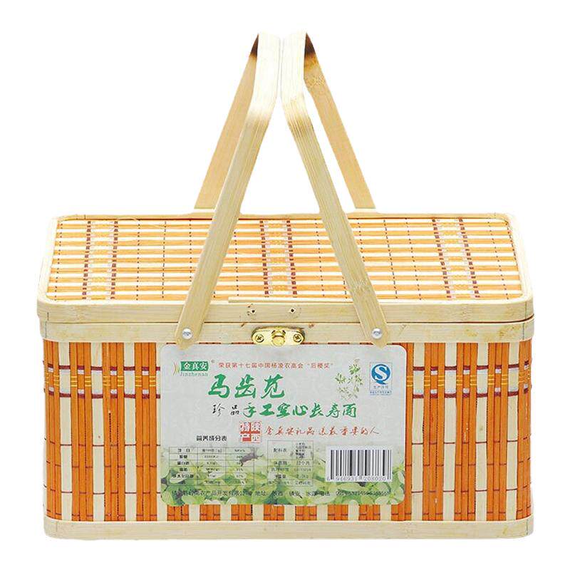 马齿苋手工空心挂面500g