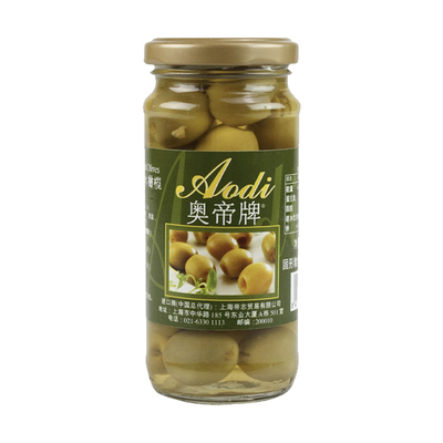 GREENOLIVES进口无核青橄榄